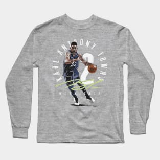 Karl-Anthony Towns Minnesota Number Long Sleeve T-Shirt